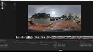 Убрать эффект желе в видео 360 - для не сшитого видео, используя 