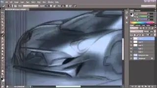 Como pintar un auto en photoshop - part 1