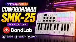 Como configurar o controlador MIDI SMK-25 no App BandLab: Configuração fácil