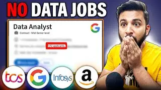 WHY EVERYONE STRUGGLING TO GET A JOB AS DATA ANALYST🔥|NO JOB IN DATA FIELD🚀| REALITY CHECK HERE🔴