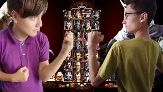 Играем Mortal Kombat 9 , вдвоем на PlayStation 3!
