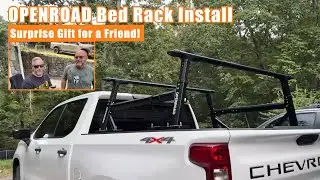 OPENROAD Adjustable Bed Rack Unboxing, Assembly & Surprise Truck Install!