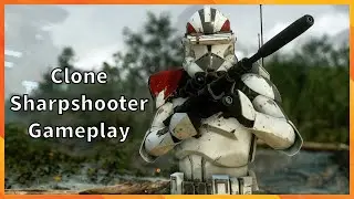 Clone Sharpshooter Gameplay Star Wars Battlefront 2
