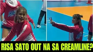 RISA SATO WALA NA SA CREAMLINE?! #creamlinecoolsmashers #risasato #fyp