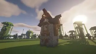 Как построить маленький средневековый домик в MINECRAFT