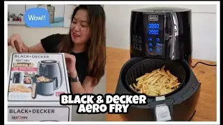 Unboxing and Review on Black & Decker Aero Fryer AF400 || Loismav Dubai Vlogs