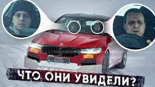 Hand Position and Eyesight on the Wheel – Tips from the BMW School | BMW M5 Drifting in Murmansk