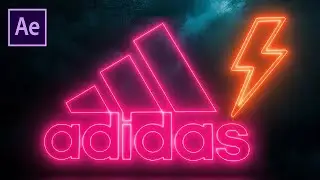 NEON Text Effekt / NEON Logo Animation in After Effects 2022 | 100% GRATIS DOWNLOAD [DEUTSCH]