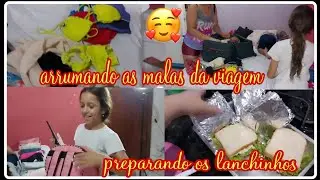 Nossos dias de glória chegam! Arrumando as malas para nossa viagem para praia+lanchinhos ✌️🙏