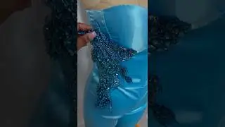 Adding Bling to Prom PANTS??? #design #fashion #sew