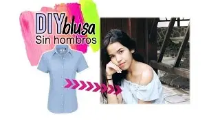 DIY: BLUSA SIN HOMBROS / Off the Shoulder | Mimitips1