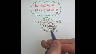 Denklem Sorularının Çözümü Hiç Bu Kadar Kolay Olmamıştı🔥🔥