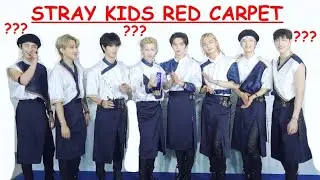 stray kids being a mess on the red carpet