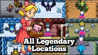 All Legenderies in Pokemon Crystal Advance Redux