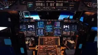 Animace kokpit raketoplanfoto HD
