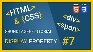 🔆 HTML & CSS Tutorial 2018 - div, span, inline, block und inline block 🔆