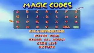 Diddy Kong Racing: Extra Magic Codes (Incomplete, in Description)