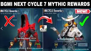 Bgmi Next Cycle 7 Mythic Rewards | Get Free 2 Mythic Outfit & Cover | Bgmi New Cycle Rewards