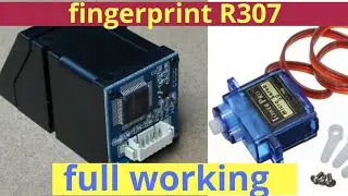 Fingerprint r307 model working proses ...|| fingerprint r307 with arduino .... @#