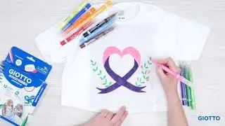 T-shirt contra o cancro – Manualidades para crianças