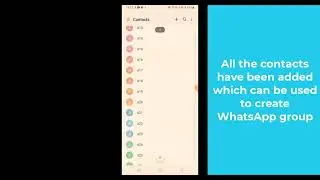 Create whatsapp, telegram group without adding contacts manually.    https://t.me/excel_to_vcf