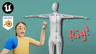 Rigging Unreal5 Characters in Blender