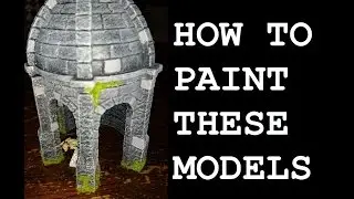Miniature tabletop rock and stone painting tutorial