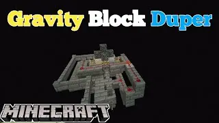How to make Gravity Block Duplicator in Minecraft PE | Gravity Block Duper Minecraft 1.19 | Bedrock