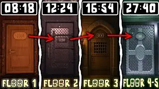 Roblox : Speedrun: DOORS DOORS HOTEL Vs FLOOR 2 Vs FLOOR 3 Vs FLOOR 5  | Jumpscares