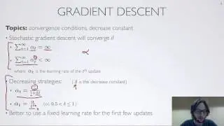 Neural networks [2.11] : Training neural networks - optimization