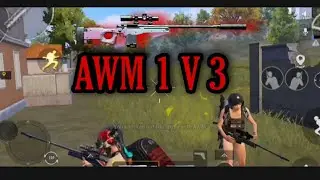 Bgmi || AWM || 1v 3