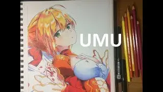 Speed Drawing Nero Claudius (Vẽ anime) from Fate Series