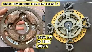 JAM DARI SPERPART BEKAS GEAR!!!! CLOCK FROM SPROCKET