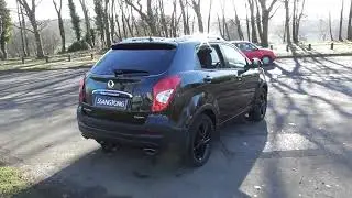 SsangYong Korando 2.2 2WD T-Tronic Auto finished in Space Black Metallic , video walk around!