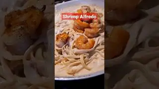 SHRIMP ALFREDO RECIPE #shorts #pasta #pastarecipe  #food #dinner #howtocok #pinaycooks