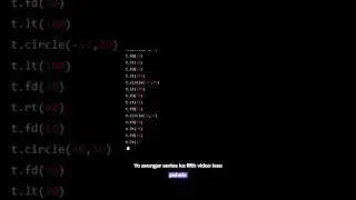 Black Panther logo in Python Programming  