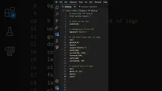 how to create and draw the TikTok Logo with Python Turtle 