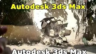 3ds max Tutorial, Explosion of a real wall with Camera tracking
