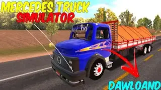 SKIN DO NOVO CAMINHÃO MERCEDES 1313 QUALIFICADA AZUL + RODAS
