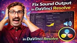 Fix Sound Output in DaVinci Resolve (Preferences)