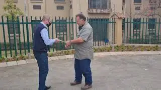 Water divining with John Gordon, Johannesburg, Fourways