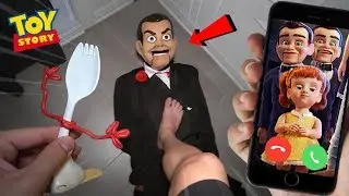 CALLING BENSON & GABBY GABBY FROM TOY STORY 4 ON FACETIME AT 3 AM!! *IT WAS HIM*