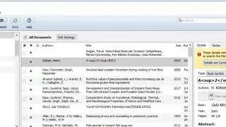 How to create subscript and superscript in Mendeley reference title by Dr. Sajjad Ahmad