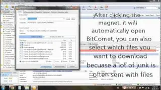 How to download files from BitComet - Tutorial on how to download Torrent Files