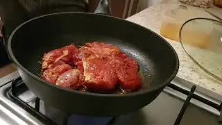 Жарим мясо