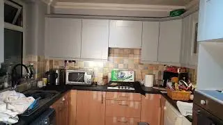 how to make a *20YR OLD KITCHEN LOOK LIKE A NEW MODERN ONE* 🤔 "FOR £34" YES you heard right *£34*