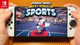 Looney Tunes: Wacky World of Sports — Gameplay on Nintendo Switch (Handcam)