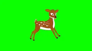 Deer green screen no copyright free video/deer green screen video
