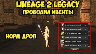 Проводил ивенты в Lineage 2 Legacy.