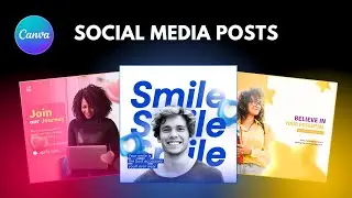 Create Social Media Posts in Canva [Free] || Canva Tutorial
